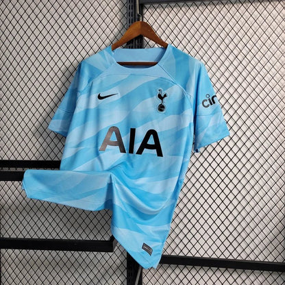 Camisola azul de guarda-redes do Tottenham 2023