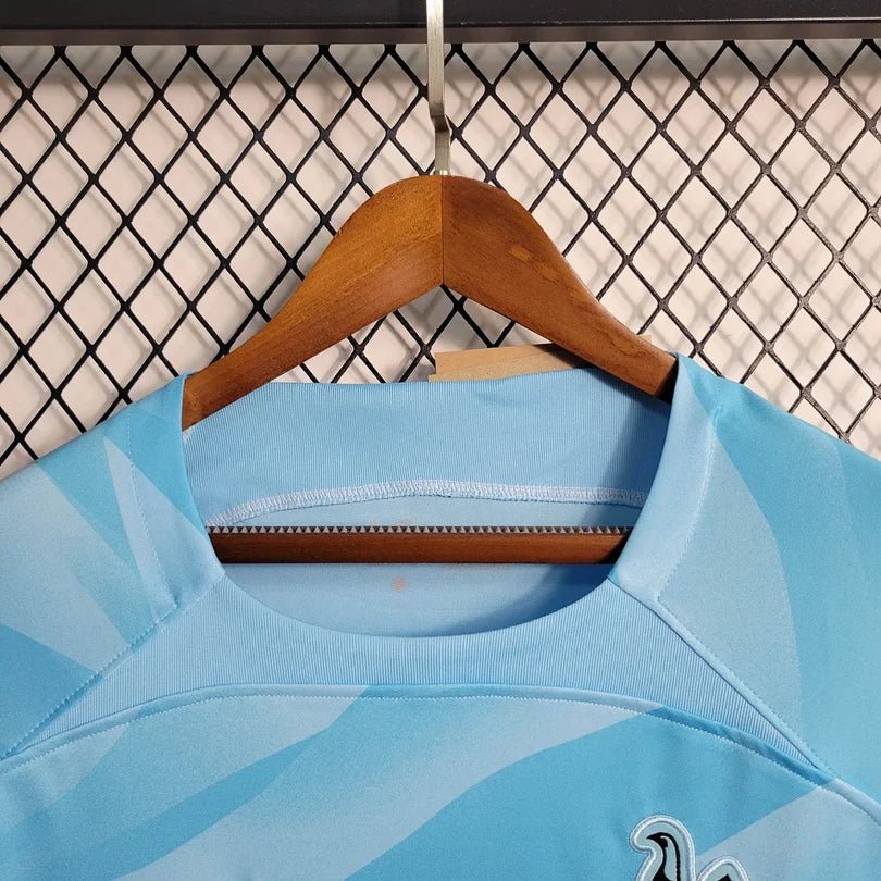 Camisola azul de guarda-redes do Tottenham 2023